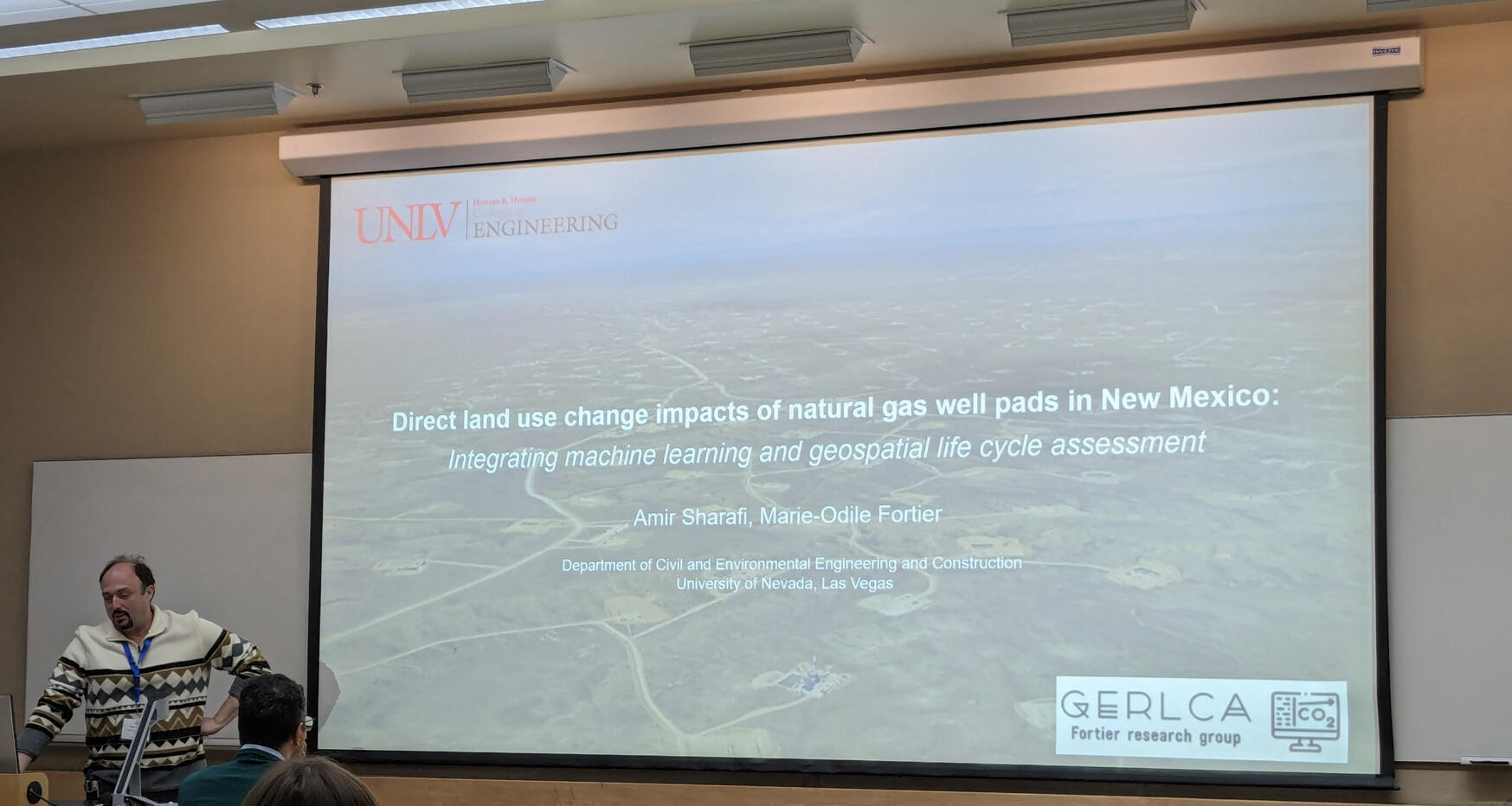 Amir Sharafi presenting at CRB-SEED 2014